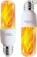 HoogaLife LED Flame Effect Light Bulbs - E26 LED