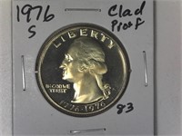 1976-S Proof Washington Quarter