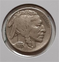 BUFFALO NICKEL-1937-P