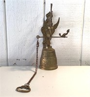 Vintage Brass bell Door Knocker