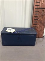 Blue Fordson metal tool box