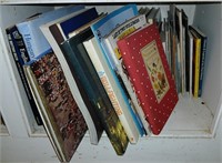 Shelf Lot of Books Front and Back Sections -