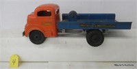 Structo Machinery Hauling Truck w/Winch,Orange/Blu