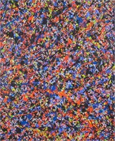 American Acrylic on Canvas Paul Jackson Pollock