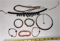 Costume Jewelry Lot of necklaces/bracelets