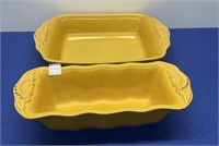 Made in France Appolia Pottery Bakeware 2 Pcs