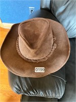 Genuine Leather Hat size large