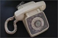 ROTARY DESK TELEPHONE Ivory Color GTE Gen Tele