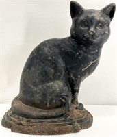 Antique Cast Iron Cat Door Stop