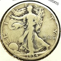 1934 Walking Liberty 50c