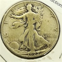 1927 S Walking Liberty 50c