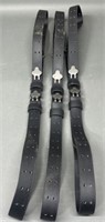 3 - Nice Black Leather Rifle Slings