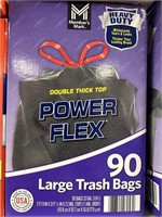 MM power flex 90 large trash bags