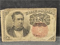 1874 US Ten Cent Fractional Note