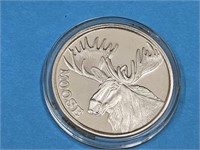Moose 1 oz. Silver Coin