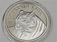 Mountain Lion 1 oz. Silver Coin