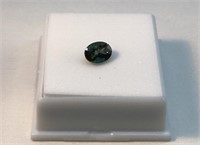 1.00ct Min 8x6mm Oval Green Andesine-Labradorite