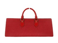 Louis Vuitton Sack Triangle Epi Red Hand Bag