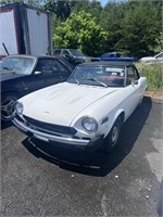 1972 FIAT SPIDER BILL OF SALE ONLY - NO TITLE!!!!