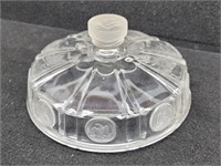 Coin Glass Dome Lid Vintage 8" Diameter