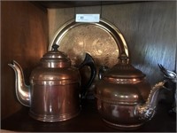 3pcs of Copper PLated Items