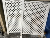 White gates plastic-32" wide x 46" tall (it is jus