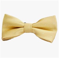 Mens Pre-tied Formal Tuxedo Bow Tie Silvery Dots