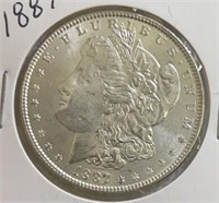 1887 Morgan Silver Dollar