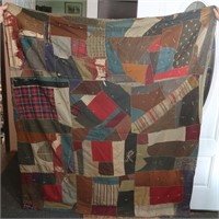 Antique Crazy Quilt 68x84