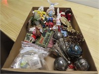 Christmas ornaments lot.