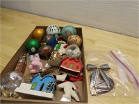 Christmas ornaments lot.