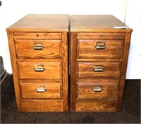 National Mt Airy Wood File cabinets