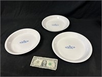 3 Corningware Cornflower Pie Plates