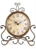 MSRP $26 Vintage Tabletop Clock