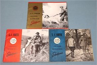 (3) 1930s-1940s L.C. Smith Shotgun Catalogs