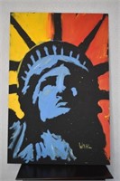 Eric Wahl -Statue of Liberty -Acrylic on Canvas