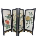 Mini 4 Panel 2 Sided Asian Screen Room Divider