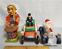 3 Vintage Battery Operated Toys
