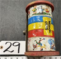 Fisher-Price Tin 722 Musical Chime (missing handle