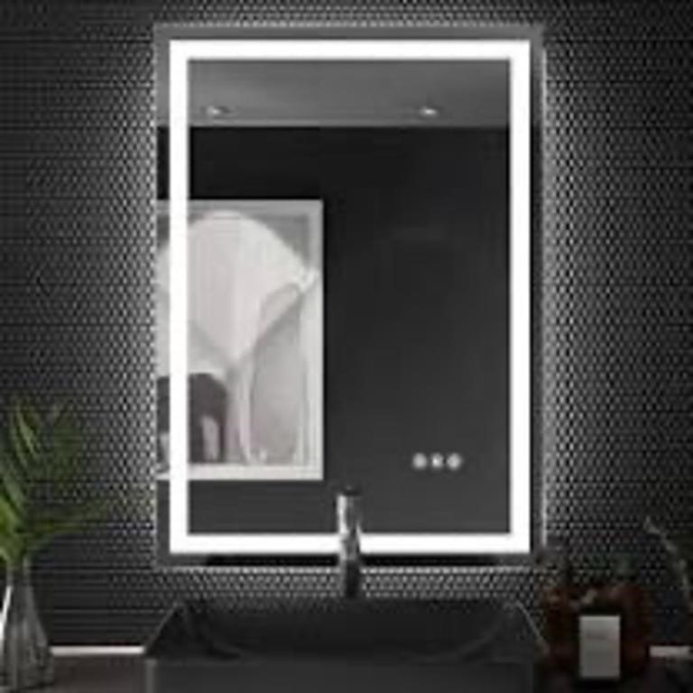 GERANK LED Wall Mounted Mirror for Bathroom,20x28