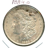 1884-O Morgan Silver Dollar