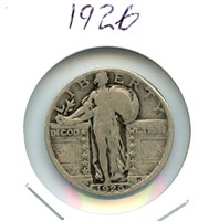 1926 Standing Liberty Silver Quarter