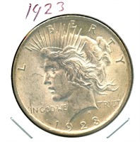 1923 Peace Silver Dollar