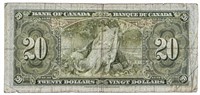 Bank of Canada 1937 $20 1