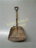2 Vintage steel scoop shovels