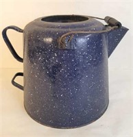 Enamelware Coffee Pot No Lid - 10" x 10"