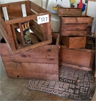 Antique Wood Boxes