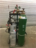 Oxycetylene Torch w/ Cart & Guages