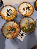 Bradford puppy plates 7" d
