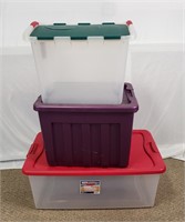 Totes Plastic Multipurpose with Lids (3)